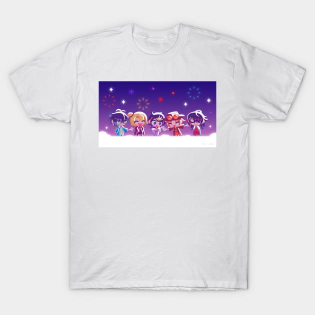 Luxiem & fireworks T-Shirt by OkiComa